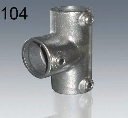 104 Long Tee Tube Clamps Fittings