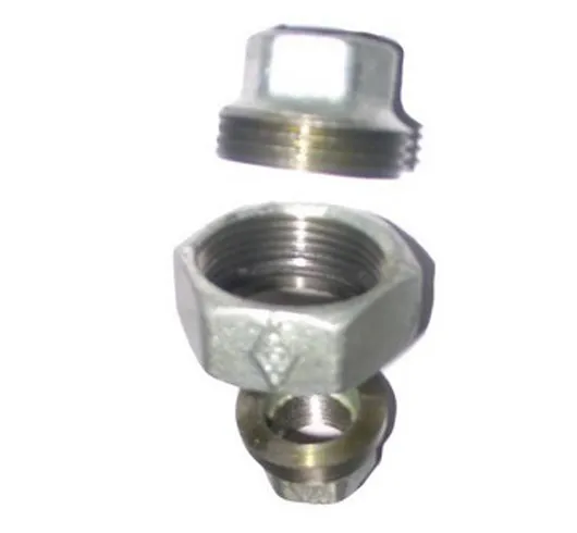 330 Union, Flat seat, Hexagon, Without Gasket