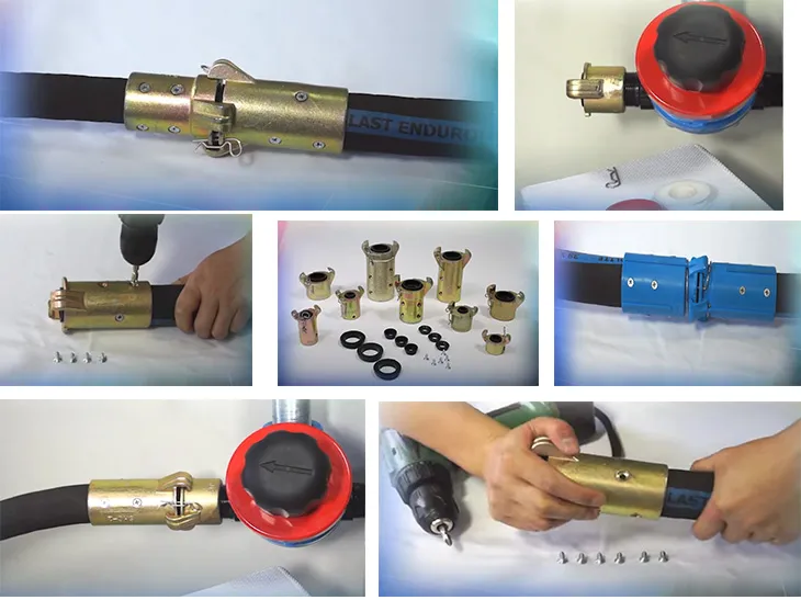 How To Install Sandblast Couplings? How To Install Sandblast Couplings?